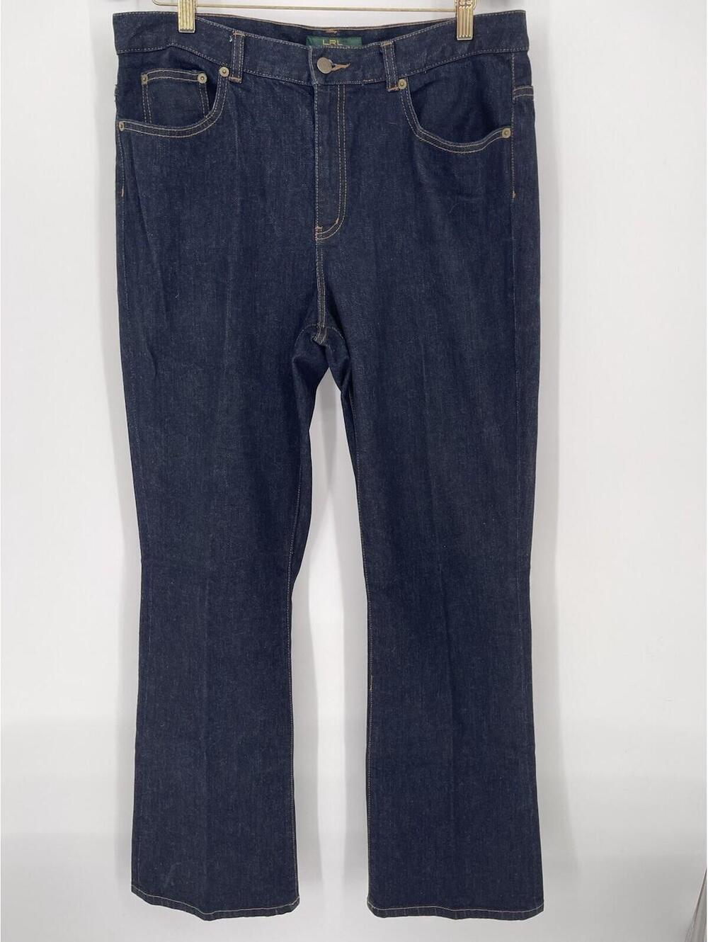 Lauren Ralph Lauren LRL Classic Bootcut Stretch Dark Wash Jeans Size 12
